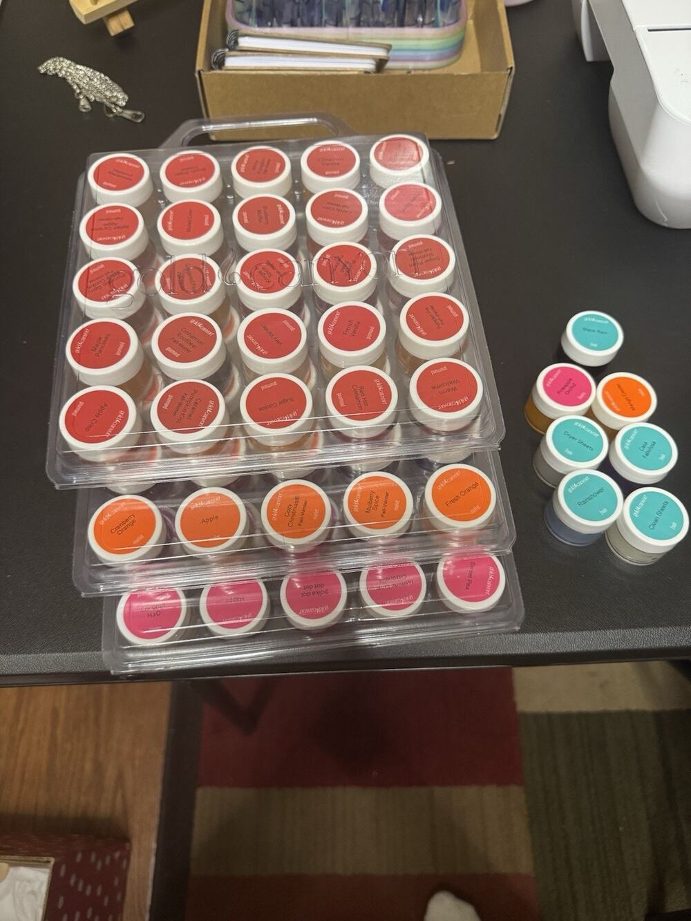 Vintage Gold Canyon Candle Samplers Set Of 82 Mini Wax Samples
